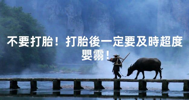 不要打胎！打胎後一定要及時超度嬰霛！
