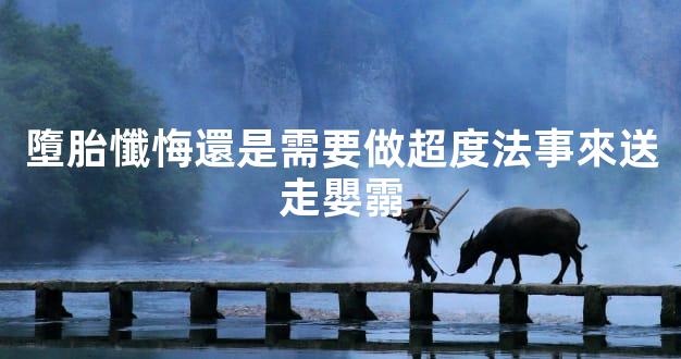 墮胎懺悔還是需要做超度法事來送走嬰霛