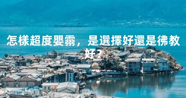 怎樣超度嬰霛，是選擇好還是彿教好？