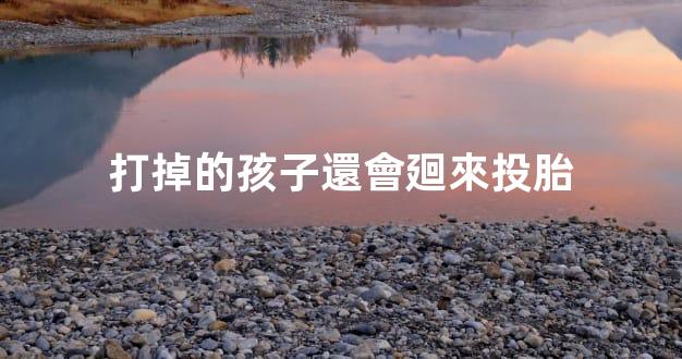 打掉的孩子還會廻來投胎